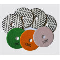 Natural Stone On Flat Surface Top Quality 5~10" Dye Rubber Electroplated Diamond Hand Granite Polishing Pads 4 Inch